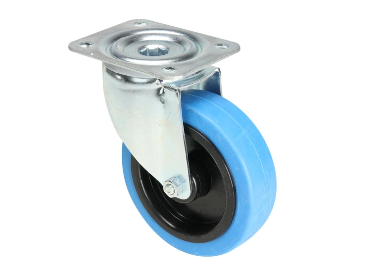 Tente 37035 - Swivel Castor 125 mm with blue Wheel 